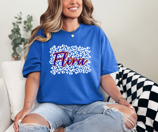 Flora Leopard Print T-Shirt