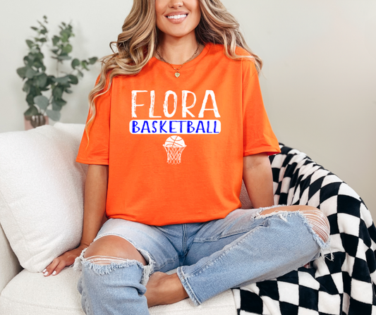 Flora Basketball Basket T-shirt
