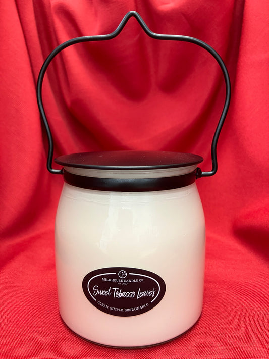 Sweet Tobacco Leaves Jar Candle